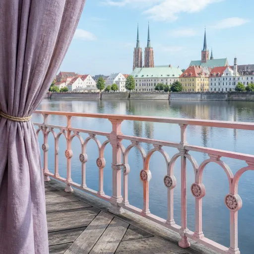 Nadodrzańskie panoramy i najpiękniejsze miejsca we Wrocławiu widziane z hoteli